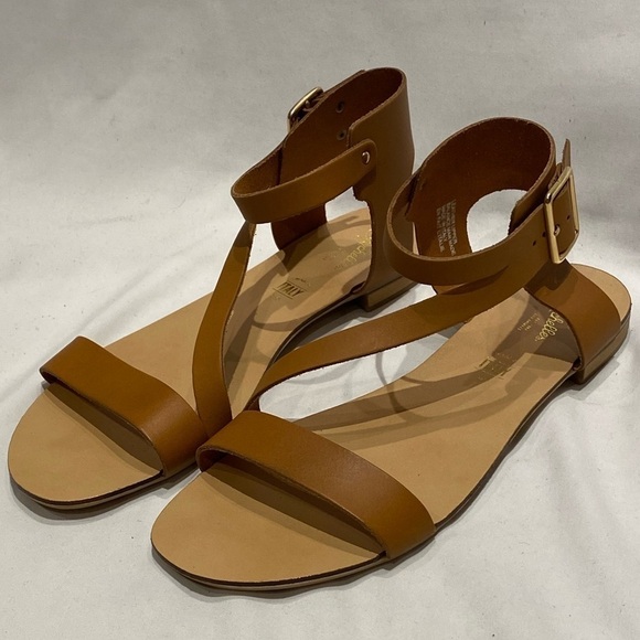 Seychelles Experiment Cognac (Tan) Leather Sandal, size 11 - Picture 5 of 6